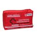 Leina 11056 Motorvoertuig First Aid Bag Compact en waarschuwing Vest Ecoline zonder klittenband, rood/zwart/wit