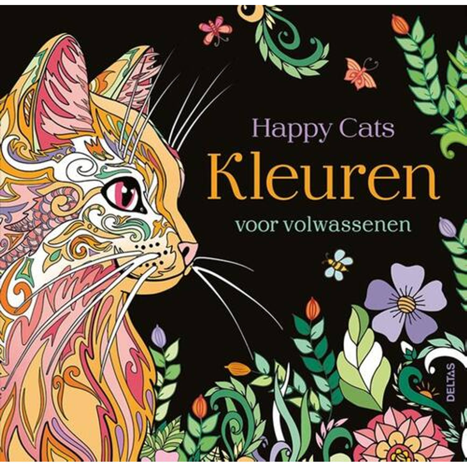 BookSpot happy cats - kleuren voor volwassenen