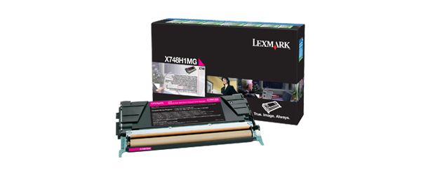Lexmark X748H1MG Magenta Toner Cartridge - 10000 Pages