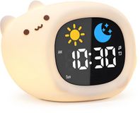 Dutsi - Entraîneur de sommeil Chaton - 3-en-1 - Réveil enfant - Bruit blanc - Veilleuse