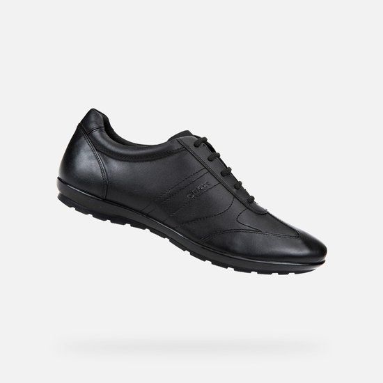GEOX SYMBOL Heren Veterschoenen - ZWART - Maat 43
