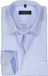 CASA MODA comfort fit overhemd - twill - blauw gestreept - Strijkvriendelijk - Boordmaat: 45 (EU maat: XXL)