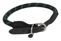 HKM Anam Cara Kabeltouw Hondenhalsband Zwart 1,5 cm