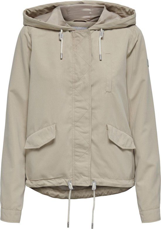 ONLY ONLSKYLAR HOOD SPRING JACKET CC OTW Women's Jacket - Size M - White Pepper - 2024