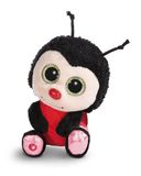 NICI 62593 Knuffeldier Glubschis lieveheersbeestje Lily May, 15 cm, zwart