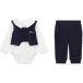 Ensemble haut avec gilet + pantalon bébé garçon