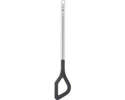 Rösle Basic Line Kooklepel - 32 x 7 cm - Zilver/Zwart