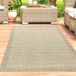 Tapis moderne uni beige 240 x 340 cm