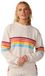 Rip Curl Surf Revival Sweatshirt décontracté Blanc L Femme