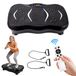 Icecat Mini-plateforme vibrante - Appareil d'entraînement - Fonction de démarrage/arrêt automatique - 99 niveaux de vitesse - Écran LED - Bluetooth et USB - Convient pour un usage domestique