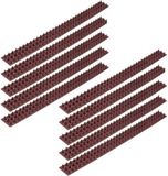 Merkloos 40x Antiklimstrip tegen inbraak / katten / vogels 50 x 4,5 x 1,7 cm - 20 meter - Vogelpinnen / kattenpinnen - Hekpunten