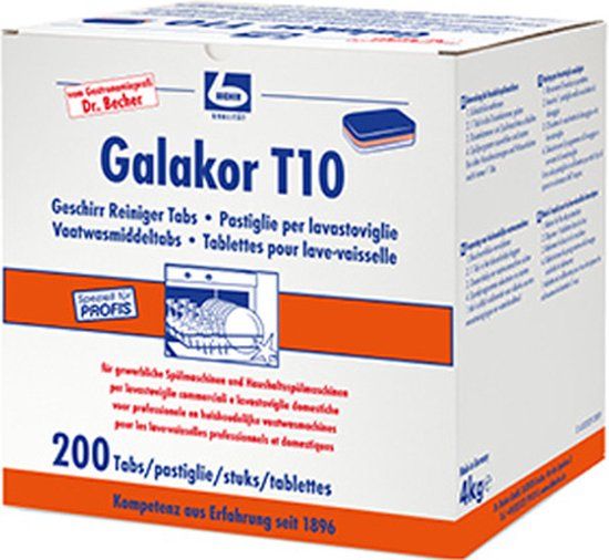 Dr. Becher - Galakor T10 Vaatwastabletten - 200 tabs