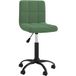 Chaise de bureau pivotante siège de bureau chaise de travail velours vert foncé