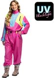 Boland - Retro Skipak Snow Glow voor dames uit de jaren 80, roze