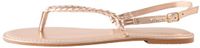 Next - Dames - Forever Comfort® platte sandalen met gevlochten bandjes - Rose Gold