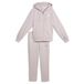 PUMA Metallic trainingspak met capuchon voor Dames, Roze, Maat S