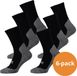 Xtreme Sockswear Hiking Sokken - 6 paar Hiking / Wandelsokken - Zwart - Maat 35/38