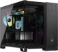 CORSAIR 2500X PC-behuizing, mATX, zwart/obsidiaan aluminium