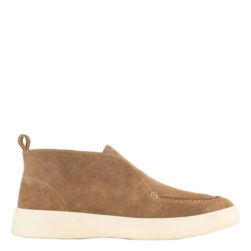 Memphis One suède enkelboots cognac
