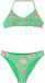Roxy Tropicool Basic Tringle Bikini Vert 14 Ans Fille
