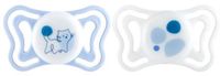 Chicco PhysioForma Light siliconen fopspeen voor meisjes van 2-6 maanden, met siliconen speen, licht en ademend, ergonomische vorm, ondersteunt de juiste mondontwikkeling, roze, 2 stuks