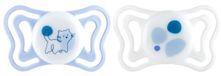 Chicco PhysioForma Light siliconen fopspeen voor meisjes van 2-6 maanden, met siliconen speen, licht en ademend, ergonomische vorm, ondersteunt de juiste mondontwikkeling, roze, 2 stuks