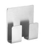 ZACK Appeso Handdoekhaak Dubbel RVS Zilver 25x13x5 cm
