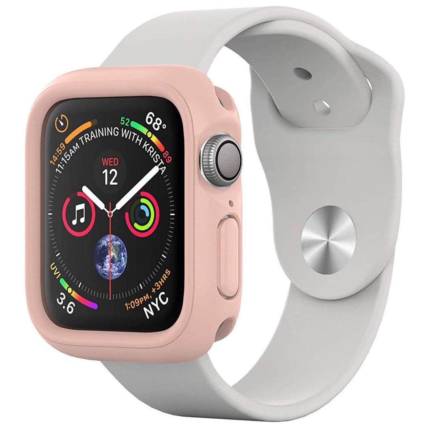 Rhinoshield CrashGuard NX Apple Watch 44MM Hoesje Bumper Roze