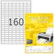 TOP STICK universele etiketten, 22 x 12 mm, wit, 100 vel