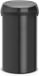 Holland Connections Poubelle 60 litre Noir Mat Touch Bin