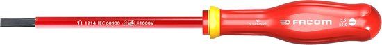Facom PROTWIST® Schroevendraaier Sleuf 6.5x200mm - AT6.5x200VE