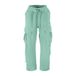 G-STAR cargo broek mintgroen Meisjes Katoen Effen - maat 164