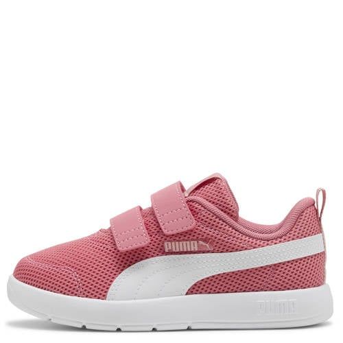 Puma Courtflex V3 Mesh sneakers roze/wit