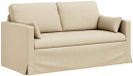 vidaXL Bank Crème Stof 158 x 78 x 80 cm