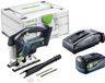 Festool PSBC 420-Basic accu pendelzaag 18 V 120 mm borstelloos + 1x accu 5,0 Ah + oplader + Systainer