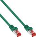 InLine® Patchkabel, S/FTP (PiMf), Cat.6, 250 MHz, PVC, koper, groen, 1,5m