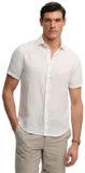Superdry Riviera Chemise en lin Manches courtes Blanc XL