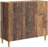 vidaXL - Dressoir - Oud hout - 89 x 34,5 x 80 cm