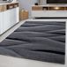 Ayyildiz Hali LUCCA801501840BLACK tapis Rectangle Polypropylène (PP) Noir