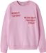 NAME IT Meisjes Sweater 116 Begonia Pink Katoen