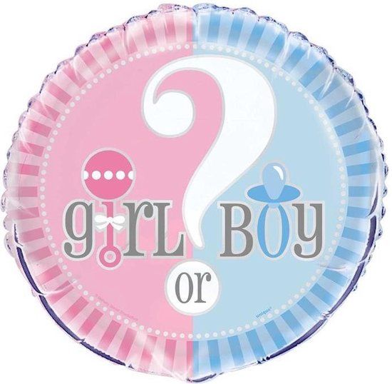 Haza Original Folieballon Babyshower 46 Cm Blauw