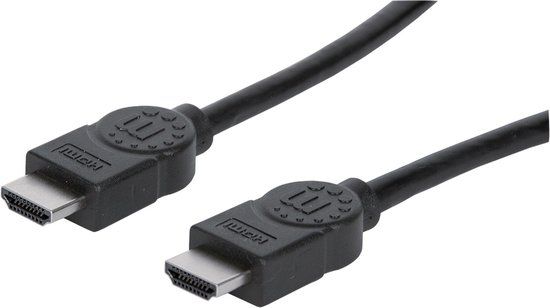 MANHATTAN HDMI Cable with Ethernet - 2m - 4K - Male to Male