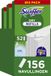 Swiffer Vloerwisdoekjes - Droge Doekjes - 156 Navullingen
