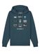 Watapparel Sweatshirt 'Videogames' petrol / gemengde kleuren
