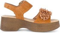 Gabor Dames Platte Sandalen Suède Oranje