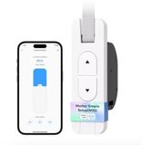 Meross Matte riemwikkelaar, elektrische inbouw (max. 45 kg, 6 m²), Smart Home rolluikaandrijving met timer en spraakbediening, compatibel met Apple HomeKit, Alexa, Google Home