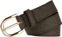 Legend Dames Leren Riem Groen 80 cm