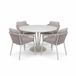 AVH-Collectie Joshua Flair dining tuinset 5-delig latte 120xH75cm
