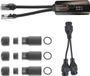 Merkloos POE Combiner Splitter Adapter voor 2 IP Camera's op 1 Kabel
