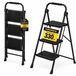OEM Drietraps opstapladder, inklapbaar, antislip, geschikt tot 151 kg